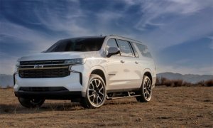 GMC Yukon XL Running Boards - AMP Research - PowerStep - Black - `21-`25